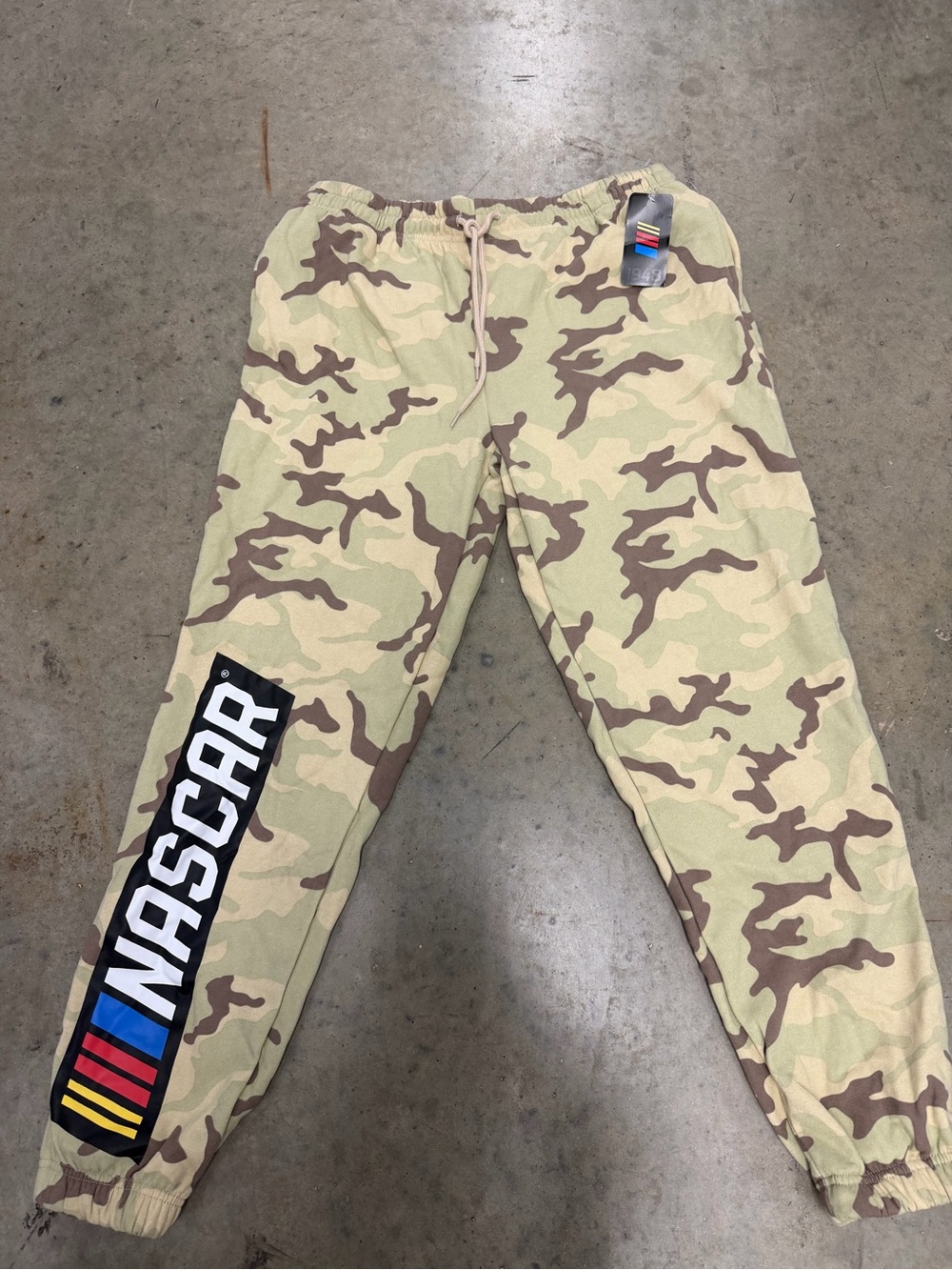 Nascar  Camo Joggers - Beige and Brown